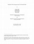 Research paper thumbnail of Estimation of Price Elasticities from Cross-Sectional Data
