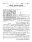 Research paper thumbnail of Global Color Sparseness and a Local Statistics Prior for Fast Bilateral Filtering
