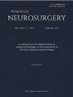 Research paper thumbnail of A comparison of subperiosteal vs subdural drainage in the treatment of chronic subdural haemorrhage