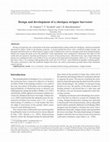 Research paper thumbnail of Design and development of a chickpea stripper harvester