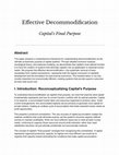 Effective Decommodification