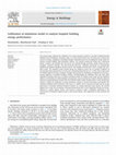 Research paper thumbnail of Calibration of simulation model to analyze hospital building energy performance