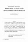 First-page thumbnail for “If Moses Were Among You”: Prophetic Finality, Torah-Faith, and the Limits of Conversion in Early Islamic Sources