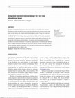 Research paper thumbnail of Integrated nutrient removal design for very low phosphorus levels