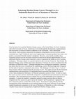 Research paper thumbnail of Enhancing Machine Design Courses Through Use Of A Multimedia Based Review Of Mechanics Of Materials