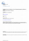 Research paper thumbnail of The effect of ground investigations on the civil engineering design for windfarms in Scotland