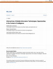 Research paper thumbnail of Informal Use of Mobile Information Technologies: Opportunities in the Context of Intelligence