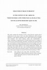 First-page thumbnail for What Does It Mean To Believe? In The Context Of Ibn ʿAbbās On “Whoever Seeks a Dīn Other Than Al-Islām, It Will Not Be Accepted From Him” (QurʾĀn 3:85)
