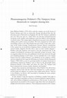 Research paper thumbnail of Phantasmagoria: Polidori's The Vampyre from theatricals to vampire-slaying kits