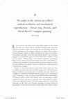 Research paper thumbnail of ‘He make in the mirror no reflect’:  undead aesthetics and mechanical reproduction – Dorian Gray, Dracula, and David Reed's 'vampire' painting