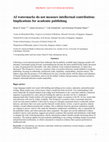Research paper thumbnail of AI watermarks do not measure intellectual contribution: Implications for academic publishing