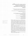 Research paper thumbnail of Jornalismo para Paz e justiça social na perspectiva decolonial para o enfrentamento da violência contra mulheres