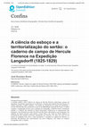 (PDF) A ciência do esboço e a territorialização do sertão: o caderno de ...