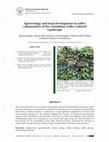 Research paper thumbnail of Agroecology and local development in coffee communities of the Colombian Coffee Cultural Landscape