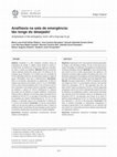 Research paper thumbnail of Anaflaxia na sala de emergência: tão longe do desejado!