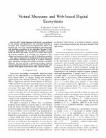 PDF) Designing a Digital Ecosystem for the New Museum Environment
