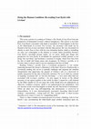 Research paper thumbnail of Dying the Human Condition: Re-reading Ivan Ilyich with Levinas