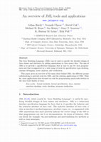 Research paper thumbnail of An Overview of JML Tools and Applications