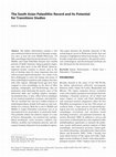 Research paper thumbnail of The South Asian Paleolithic record and its potential for transitions studies