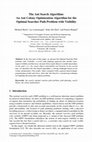 Research paper thumbnail of The Ant Search Algorithm: An Ant Colony Optimization Algorithm for the Optimal Searcher Path Problem with Visibility