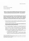 Research paper thumbnail of Impact of the agreement on the Polish law ACTA - a critical review