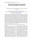 Research paper thumbnail of Measuring Reef Complexity and Rugosity from Monocular Video Bathymetric Reconstruction