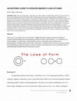 Research paper thumbnail of An Esoteric Guide to Spencer-Brown's Laws of Form