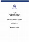 Research paper thumbnail of "Death, a light figure" at the LUCAS Graduate Conference 2013: Death, the Cultural Meaning of the End of Life. Leiden University, Nederlands. (24 et 25 Janvier 2013)