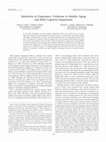 Research paper thumbnail of Sensitivity to expectancy violations in healthy aging and mild cognitive impairment