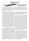 Research paper thumbnail of e-Revolution in Kyrgyzstan