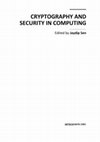 Research paper thumbnail of Cryptography and Security in Computing 