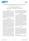Research paper thumbnail of Age recognition for spoken dialogue systems: Do we need it?