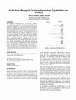 Research paper thumbnail of EchoTree: Engaged Conversation when Capabilities are Limited