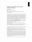 Research paper thumbnail of Performance scalability of decoupled software pipelining
