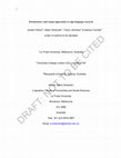 Research paper thumbnail of Documentary and corpus approaches to sign language research (in press)