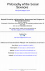 Research paper thumbnail of Beyond Circularity and Normativity: Measurement and Progress In Behavioral Economics