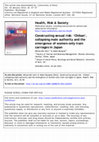 Research paper thumbnail of Constructing sexual risk: ‘Chikan’, collapsing male authority and the emergence of women-only train carriages in Japan