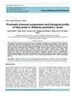Research paper thumbnail of Proximate chemical composition and biological profile of fatty acids of Withania somnifera L dunal