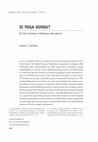 Research paper thumbnail of Is Yoga Hindu? On the Fuzziness of Religious Boundaries