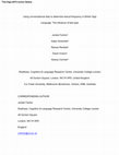 Research paper thumbnail of Using conversational data to determine lexical frequency in British Sign Language: The influence of text type