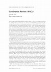 Research paper thumbnail of Conference Review: WAC-7