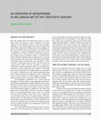 Research paper thumbnail of An overview of modernisms in Sri Lankan art of the twentieth century