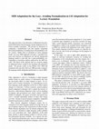 Research paper thumbnail of MDI Adaptation for the Lazy: Avoiding Normalization in LM Adaptation for Lecture Translation
