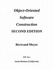 コンピュータ・IT Object-Oriented Software Construction Object-Oriented Software Construction: Meyer, Bertrand
