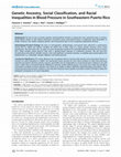 Research paper thumbnail of Genetic Ancestry, Social Classification, and Racial Inequalities in Blood Pressure in Southeastern Puerto Rico