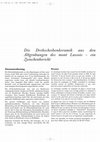 Research paper thumbnail of I. Balzer, Die Drehscheibenkeramik aus den Altgrabungen des Mont Lassois – ein Zwischenbericht