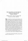 Research paper thumbnail of The Tradition of the Throne Vision in the Second Temple Period:  Daniel 7:9-10, 1 Enoch 14:18-23, and the Book of Giants (4Q530)