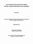 Research paper thumbnail of An Alternative Explanation of Mind in Nature