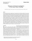 PDF) Plant stress physiology and molecular biology