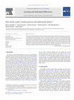 Research paper thumbnail of How artists create: Creative process and multivariate factors